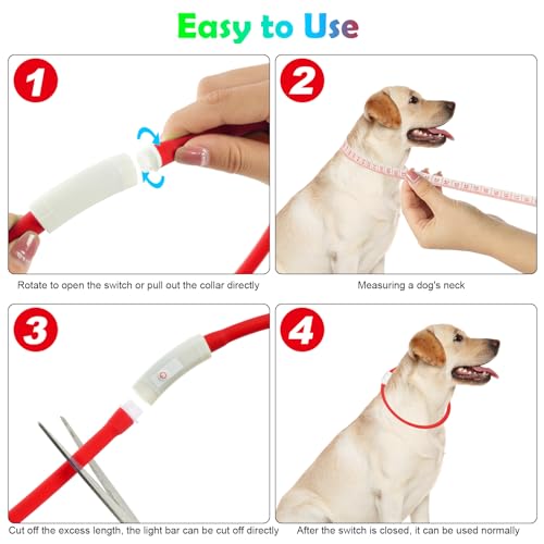 AUAUY LED Light Up Dog Collar - Image 4