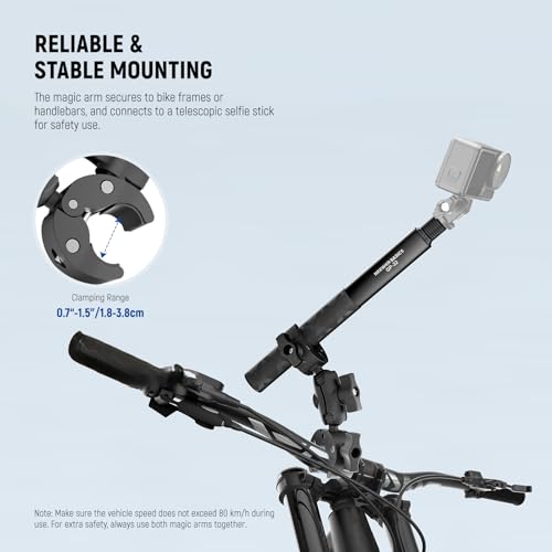 Image of NEEWER Basics Motorcycle Bike Mount Accessories Kit, Invisible Selfie Stick