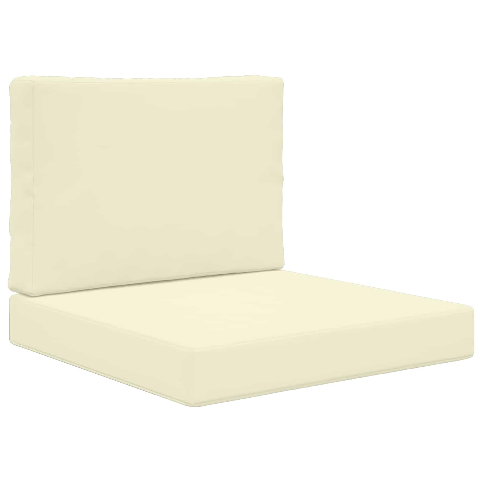 Coussins de canapé d'extérieur ergonomiques et antidérapants crème pour assise de jardin confort