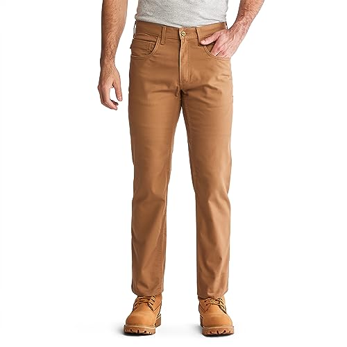 Timberland PRO Men's Ironhide Flex 5 Pocket Work Pant, Dark Wheat, 42/30