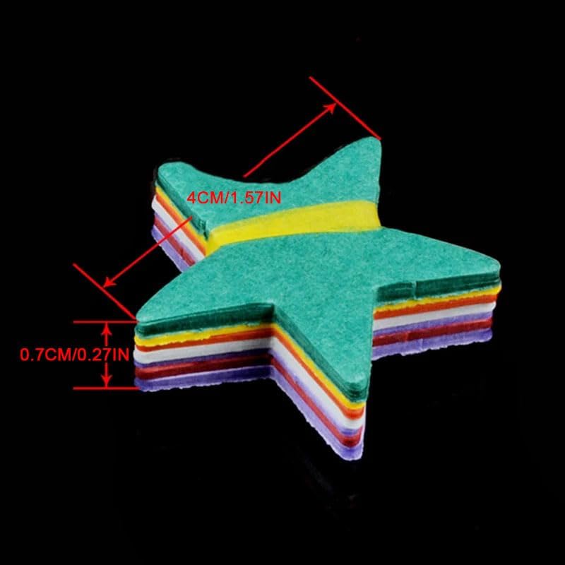 Miniatura 3 de SUMAG 1 paquete de tormenta de nieve en forma de estrella (multicolor) trucos de magia copos de nieve de papel accesorios para magos etapa calle