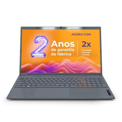 Notebook Positivo Vision C15 Intel® Celeron® Linux 4GB 240GB SSD Lumina Bar 15” HD - Cinza