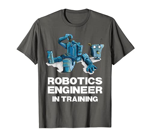 Funny Robot Shirt for Kids Robotics Engineer in Training Tee T-Shirt
