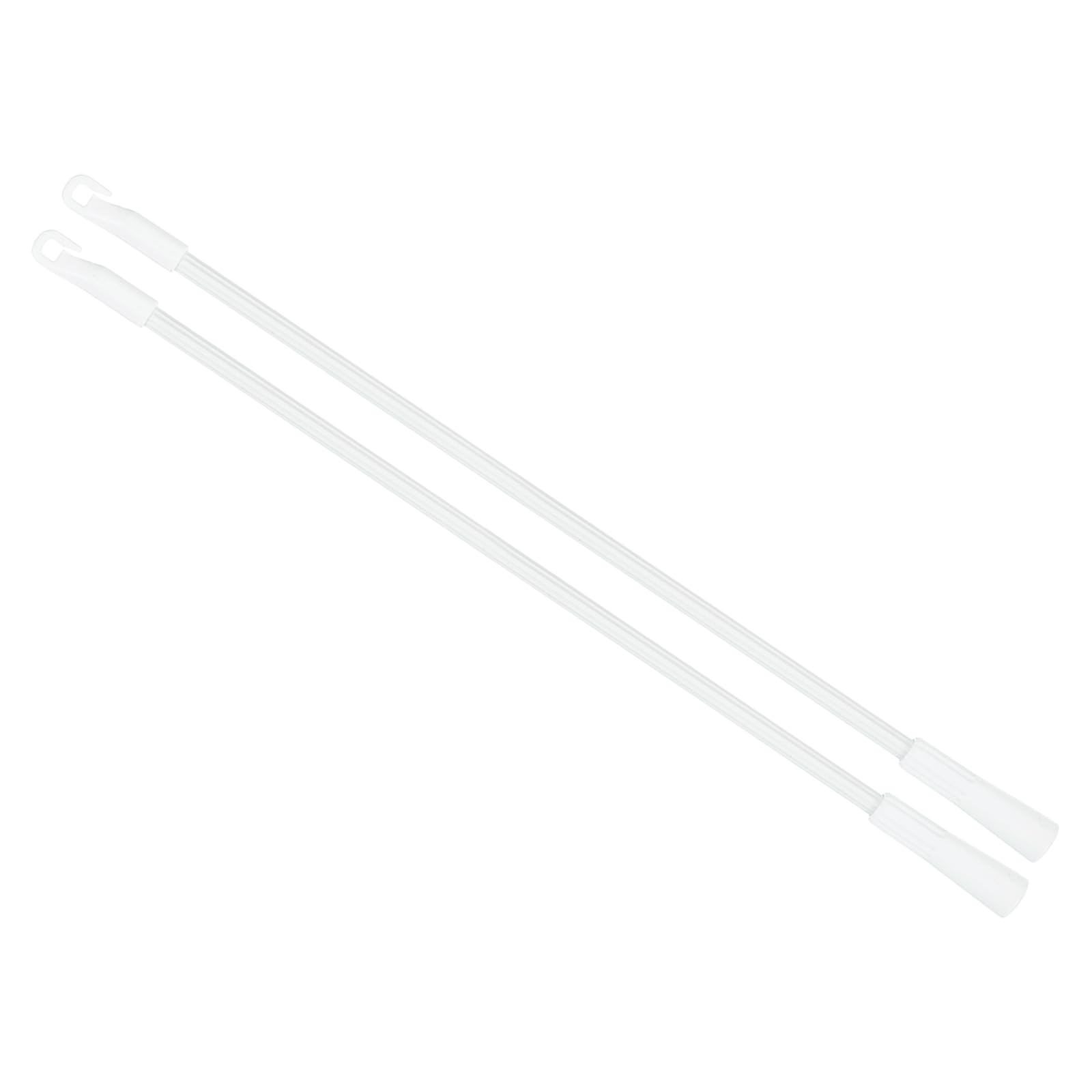 Baguette de rechange pour store vertical en aluminium blanc de 43,2 cm x2