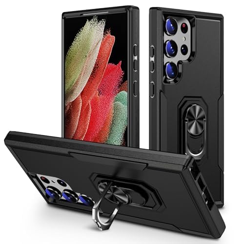 Coque Samsung S26 Ultra Évite les Chutes avec son Grip et Ring Métal