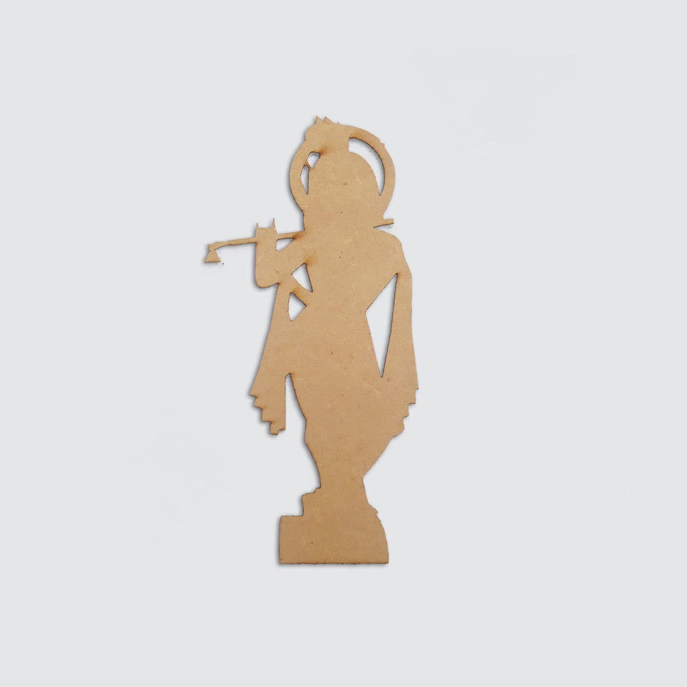 BIRD'S MIND Sree Krishna MDF Wood Cutouts Design Set of 5 Cutouts DIY Art Craft Kids Living Room Bedroom Home Decor MDF Cutouts L x H : 2.4 inches X 5 inches-image-16