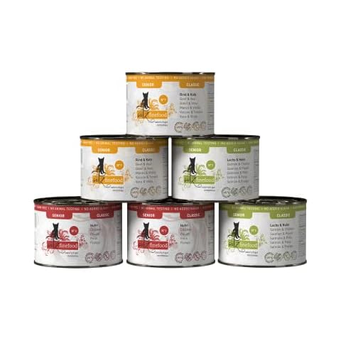 catz finefood Senior Collection Katzenfutter nass - Premium Nassfutter für Ihre Senior Katze - getreidefrei Cover