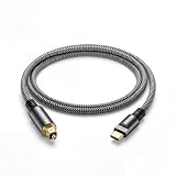 USB-C to Toslink Optical Audio Cable, Unidirectional Type-C to SPDIF Digital Audio Cable S/PDIF Transmitter...