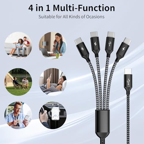 MPATIBY 5' 4-in-1 USB-C Multi Charging Cable - image 7