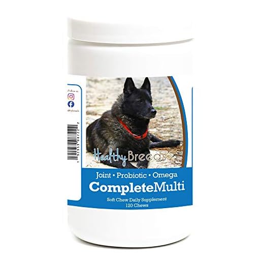 Healthy Breeds Norwegian Elkhound All in One Multivitamin Soft Chew 120 Count