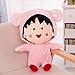 Lindo Juguete De Peluche De Chibi Maruko, Figura De Anime, Juguetes Blandos, Muñecos De Peluche Kawaii, para Regalo De Cumpleaños De Niños, 45 Cm (Rosa)