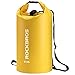 ROCKBROS Dry Bag Wasserdicht Packsack für Wassersport, Strand, Schwimmen Boot Kajak Rafting Segeln Outdoor, Gelb, 30L