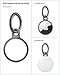 2 Packs AirTag Holder Key Ring, Stouchi Aluminium Invisible Slim Keychain Case for AirTags 2nd Gen (2026) & 1st Gen Finder Items iPhone Dogs, Keys, Backpacks Air Tag Accessories