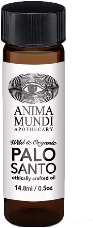 Palo Santo Oil - Organic Palo Santo Essential Oil with Organic Jojoba Oil - Authentic Palo Santo Oil Fragrance with Essential Oils (0.5oz / 14.8ml)