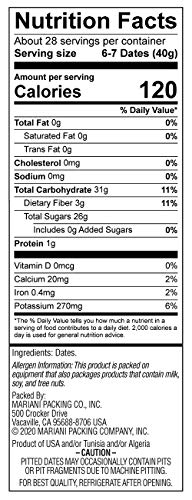 Mariani Pitted Dates, 40 Ounces, 1 Pack