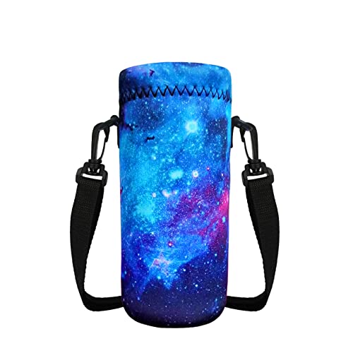 Funda para botella de agua de neopreno galaxia para tus caminatas de 750ml