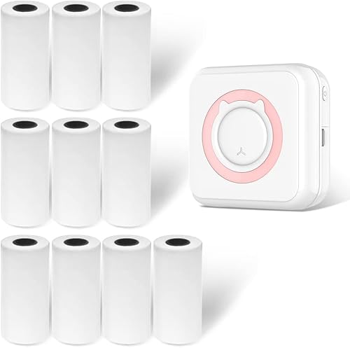 Tshiwort Impresora de etiquetas Máquina de etiquetas inalámbrica Bluetooth para organización de oficina y hogar impresora térmica de bolsillo