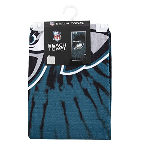 Image of Northwest NFL Philadelphia Eagles Unisex-Adult Beach Towel, 30 inch x 60 inch, Psychedelic