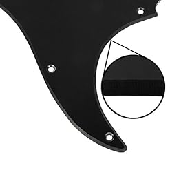 FLEOR Lot complet de pickguard SSS pour guitare Strat 50/52/52 mm Boutons de contrôle 2T1V Noir mat - Les Beatles, Paul McCartney, John Lennon, RIngo Starr, George Harrison FLEOR Lot complet de pickguard SSS pour guitare Strat 50/52/52 mm Boutons de contrôle 2T1V Noir mat – Image 4