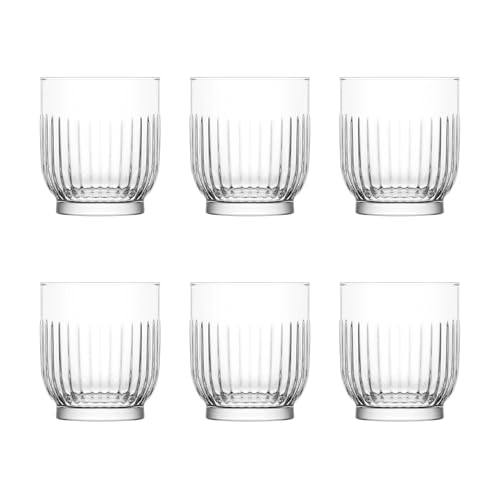 NOVASTYL - Lot de 6 gobelets nagoya forme basse 33cl en verre - 1618098