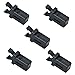 5pcs Poubelle Peut Verrouiller en Plastique Interrupteur Auto-Verrouillage Capture De Rechange Compatible Tactile Clip De Réparation De Loquet