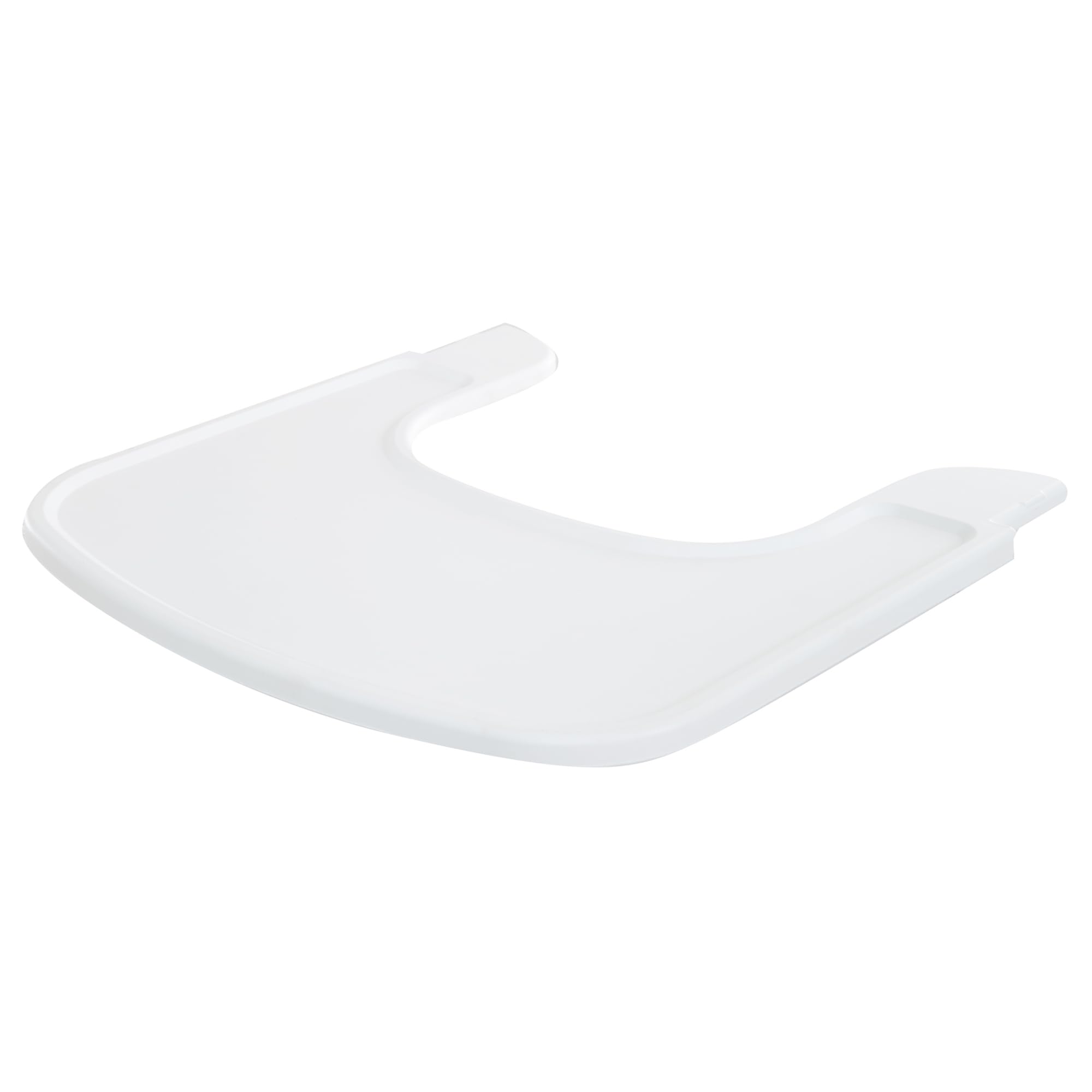 roba Plateau Repas en Plastique – Extension & Accessoire pour Chaises Hautes Sit Up Flex, Liv Up & Born Up – Compatible avec Harnais et Coussins – Fixation Rapide – Nettoyage Facile – Blanc