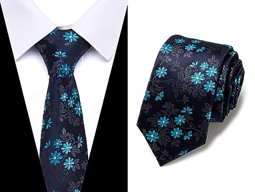 Image of Passabin Tie For Men Necktie Woven Jacquard Neck Ties Set 6 PCS