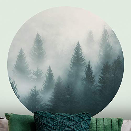 Bilderwelten Carta da parati rotonda autoadesiva