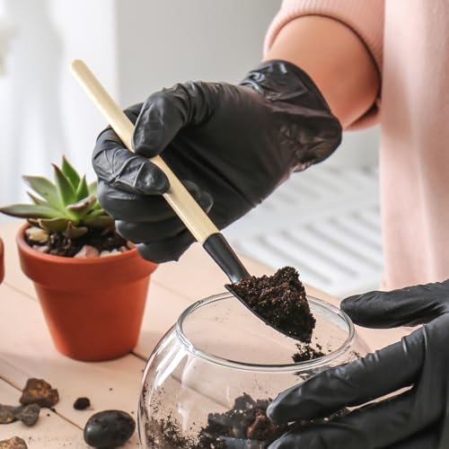 Set de Herramientas de Jardín 6 Piezas Mini Metal con Mango de Madera miniatura 4
