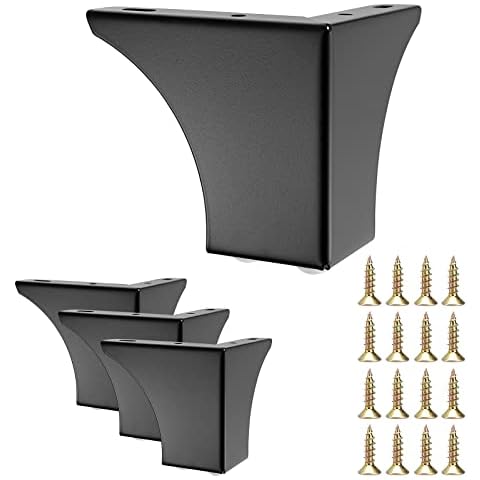 SUMNACON 4Pcs Metal Sofa Legs for Replacement Cover