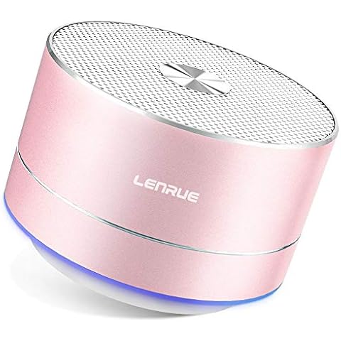 LENRUE A2 Mini Wireless Speaker with LED Lights Cover