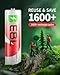 EBL Rechargeable Lithium AA Batteries, 1.5V 3000mWh Double AA Battery1600+ Recharge Cycles Long-Lasting Power for Blink Outdoor Camera, 8 Pack