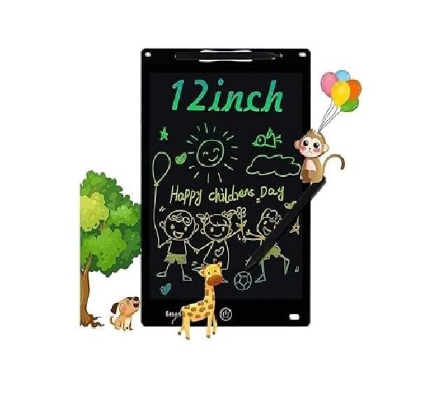 Eclet Kids LCD Writing Pad | Reusable Digital Drawing Tablet & Magic Slate | Electronic Doodle Board for Boys & Girls, School Practice and Creativity-pi