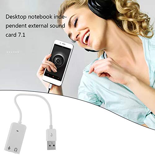 Usb Cable Line Flat Fruit 7.1 Sound Card Karaoke Voice Mixing Free Drive Desktop Computer Notebook E