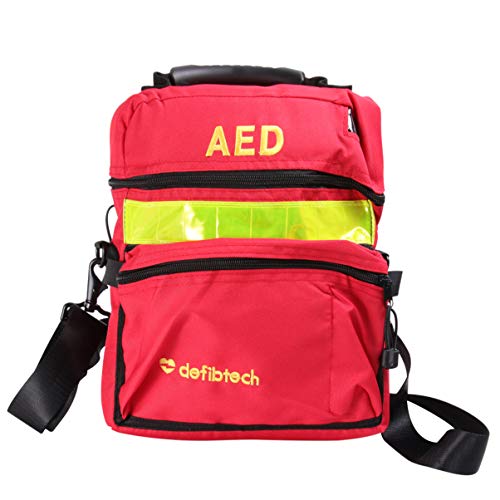 Artibetter First Aid Bag Empty Travel Rescue Defibrillator Pouch Aed Medical Bag First Responder Storage Survival Trauma Emergency Backpack For Hiking Camping (Red) #TOP11