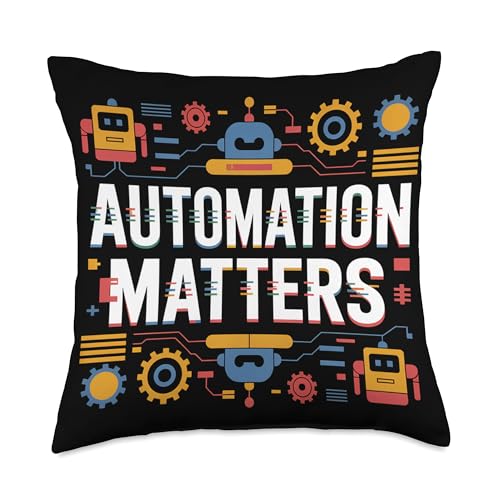 Automation Matters | Funny Innovative Automation Fair Throw Pillow