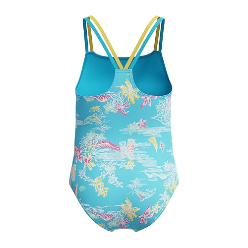 Image of Speedo Girl's Swimsuit One Piece Thin Straps