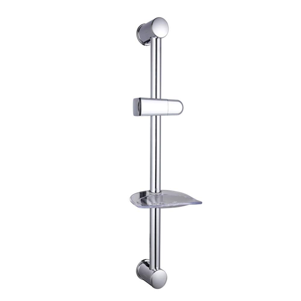 Ducha de acero inoxidable barra de elevación tubo de extensión barra deslizante ducha alargar tubo accesorios de baño Soporte de bastidor de almacenamiento, como se muestra