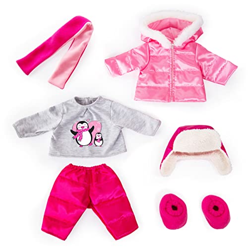 Robe de poupée 40-46cm Bayer Design | Combinaison de ski cadeau de Noël