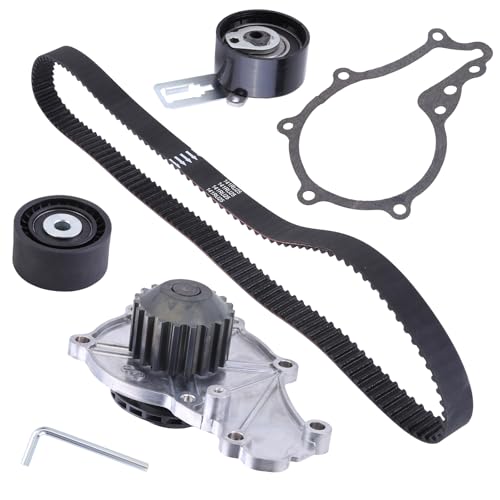 Water Pump & Timing Belt Set 1613561980 for Peugeot 207 208 308 508 2008 3008 4008 5008 for Citroen Berlingo C3 C4 C5 DS3 DS4 DS5 Timing Belt Kit with Water Pump Replaces 1684448280 1787859 1855729