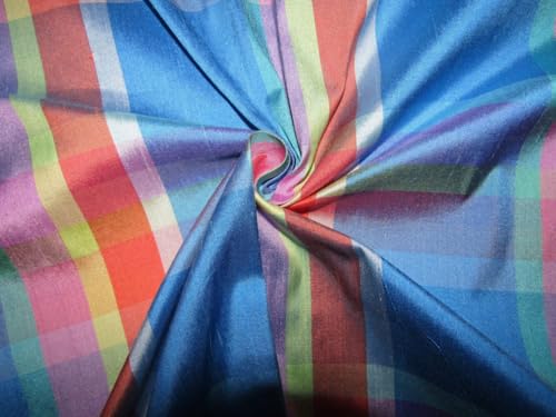 Soie Dupion multicolore tissu de 137cm pour robe de soirée chic