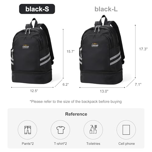 coofay Gym Backpack For Women Waterproof Sports Backpack With Shoe Compartment Lightweight Travel Backpacks Small Gym Bag Dance Volleyball Backpacks