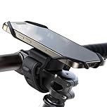 JOYROOM Handyhalterung Fahrrad 2026 Neueste [Silicone Stoßdämpfung] Handyhalterung Motorrad 360° Drehbare Lenker Halter für Rennrad, E Scooter, Kinderwagen, für iPhone 17 16 15 Smartphone 4,0-7,2 Zoll