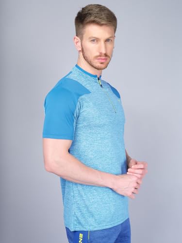 Image of TECHNOSPORT Men's Slim Fit Active T-Shirt - (MTP512 P) Pack of 1