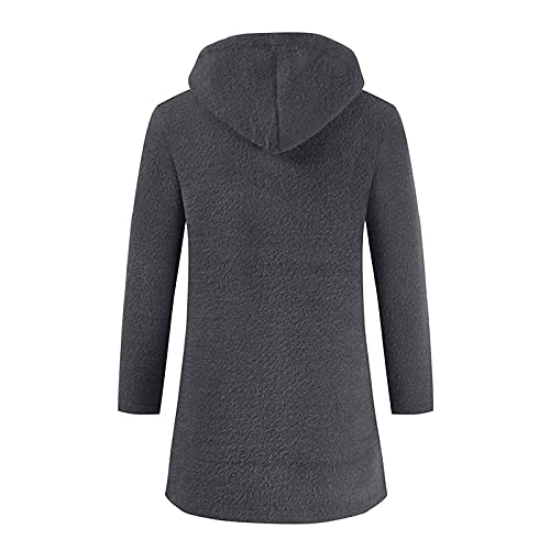 Cardigan de hombre invierno con cuello en v de punto grueso y bolsillos