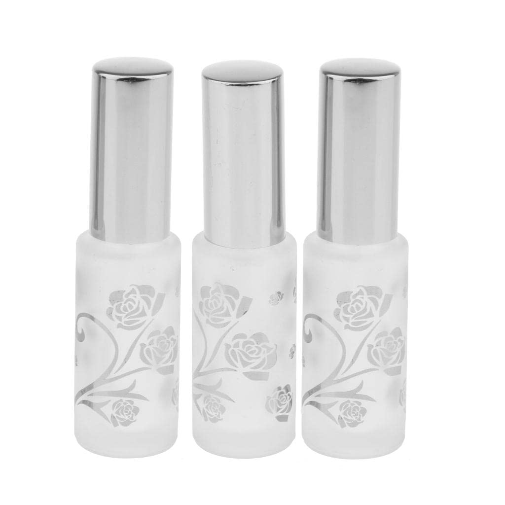 CALANDIS™ 3x Empty Makeup Perfume Bottle Frosted Refillable Storage Case 15ml silver | Other Makeup Tools & Accs | Makeup Tools & Accessories | Makeup-image-29