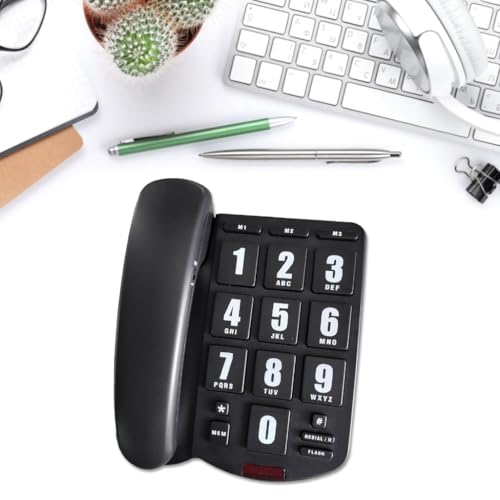 Téléphone fixe à gros boutons senior pour malentendants - 2