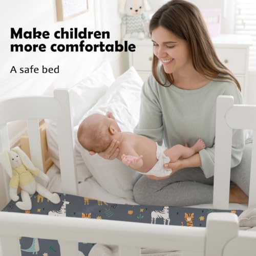 Image of Plushii 4PK Mini Crib Sheets,Pack and Play Sheet for Baby Boys,Fauna | 38 inchx 26 inchfor Mini Crib & Pack and Play Mattress,Soft Microfiber Sheet , Playpen Sheet Fitted