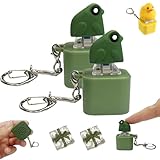 Versatile Decor & Stress Tool: More than just a fidget toy, they double as cute decorative keychains, adding a lively touch to bags or desks. Suitable for duck/frog lovers, kids, and adults, they blend functionality with whimsy, making stress relief fun and stylish