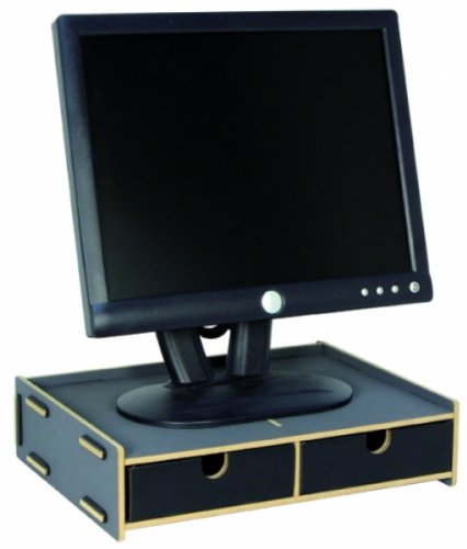 Preisvergleich Produktbild Monitor-Sockel dunkelgrau